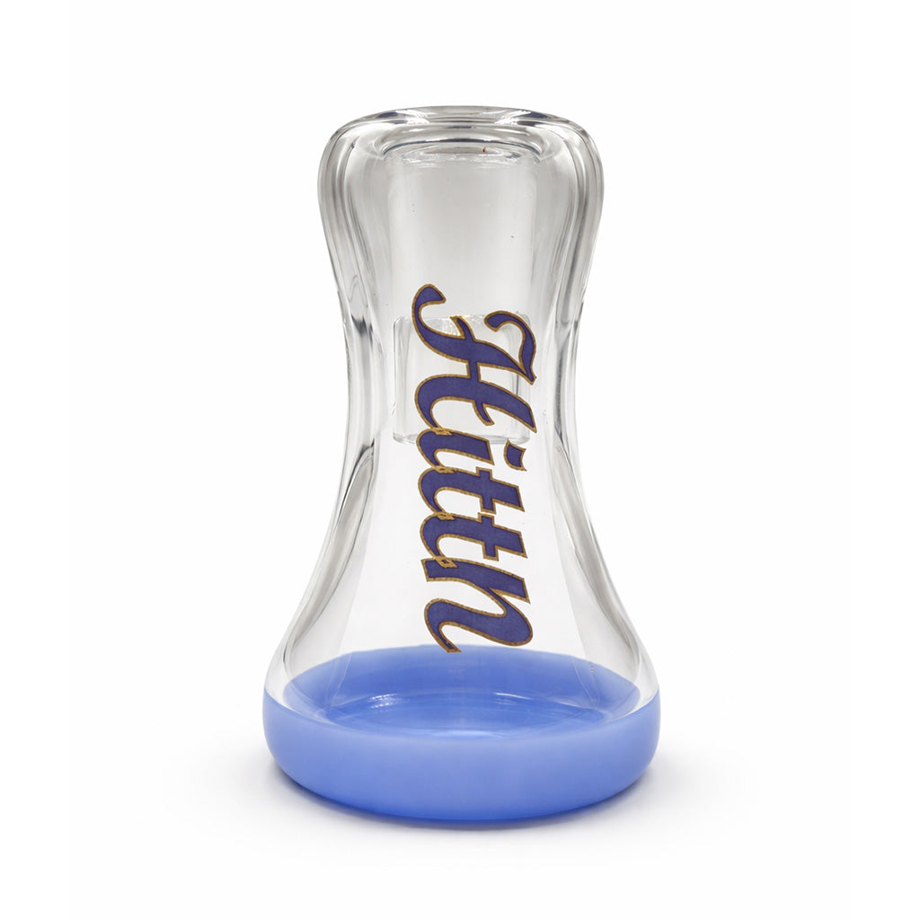 Hittn Glass HP dry catcher in black with angled frosted joint and dry catch chamber