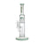 Hittn green straight bong with showerhead and tree percs for sale