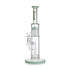 Hittn green straight bong with showerhead and tree percs for sale