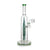 Green Hittn Rocket Perc Dab Rig with quartz banger attachment 