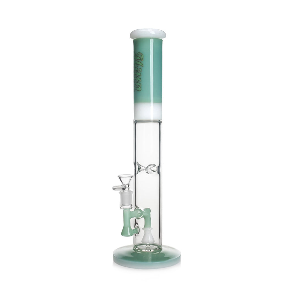 Green Hittn Honeycomb straight tube bong with 6-arm tree perc—available at Honeybee Herb. Add to cart now. 