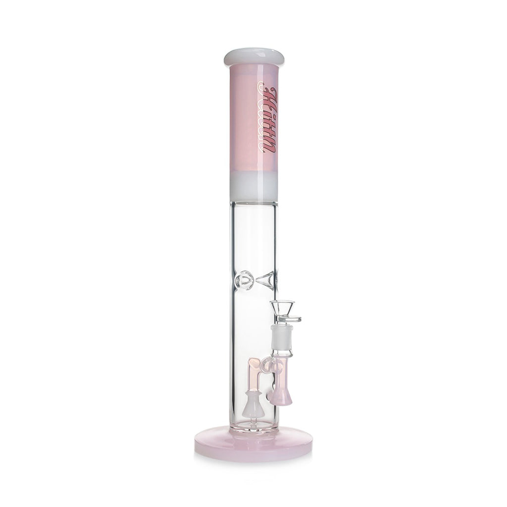 Buy pink Hittn Honeycomb straight tube bong with 6-arm tree perc from Honeybee Herb. Fast shipping.