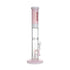 Buy pink Hittn Honeycomb straight tube bong with 6-arm tree perc from Honeybee Herb. Fast shipping.