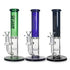 Hittn Honeycomb perc straight tube bong in green, blue, and black—select yours and add to cart.