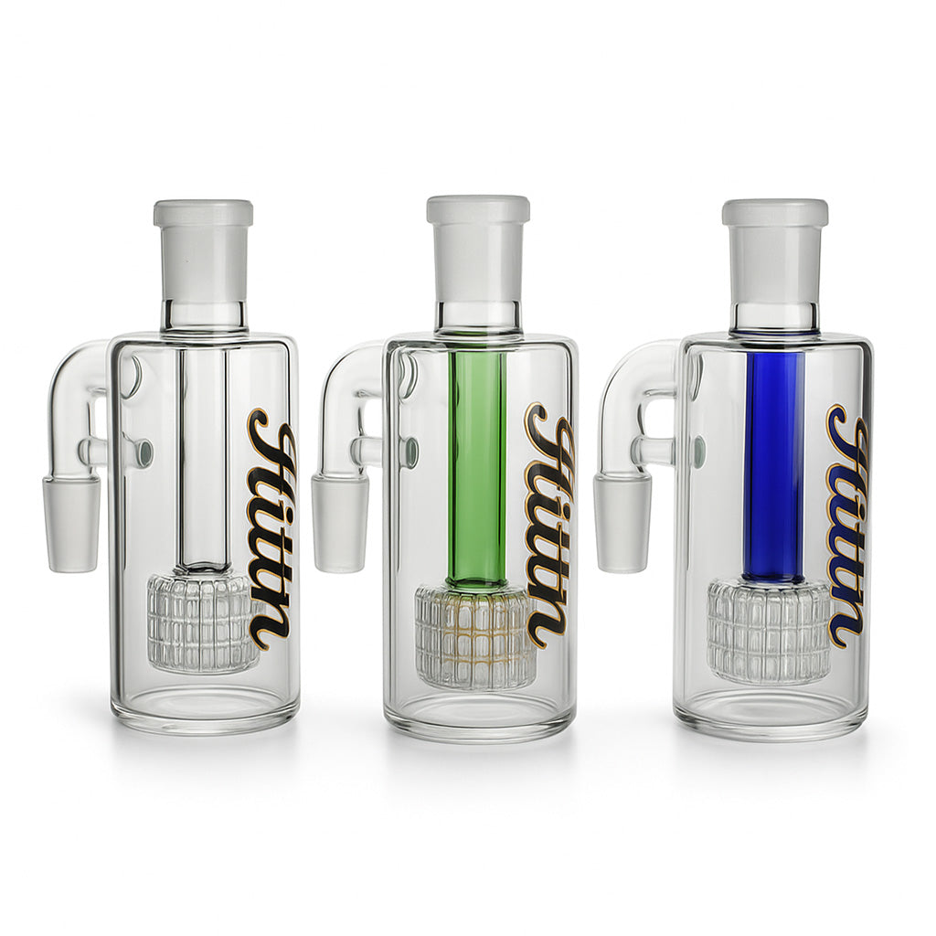  Buy Hittn Matrix Perc Ash Catcher black 90-degree for 14mm bong online