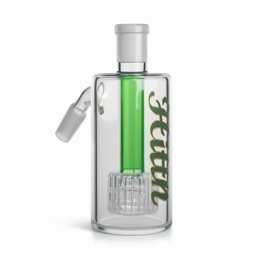 Hittn Matrix Perc Ash Catcher, green—buy online at Honeybee Herb.