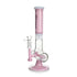 Buy Hittn Pink Barrel Perc Glass Bong online, premium water pipe with colored accents for smooth smoking sessions, available at Honeybee Herb.