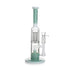 Buy the green Hittn showerhead 6-arm tree perc straight tube bong; premium glass and quick shipping. 