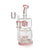 Shop Hittn Showerhead Perc Dab Rig with Double Cube Chamber in pink at Honeybee Herb. In stock—order now.
