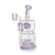 Hittn Showerhead Perc Dab Rig in purple with double cube chamber—available at Honeybee Herb. Add to cart.