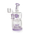 Hittn Showerhead Perc Dab Rig in purple with double cube chamber—available at Honeybee Herb. Add to cart.
