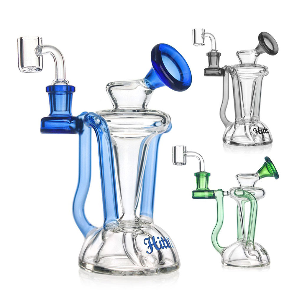 Hittn sidecar dab rig with bell base, angled view—add to cart for fast shipping.