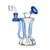 Hittn Sidecar Dab Rig with bell base, blue—buy online at Honeybee Herb. 