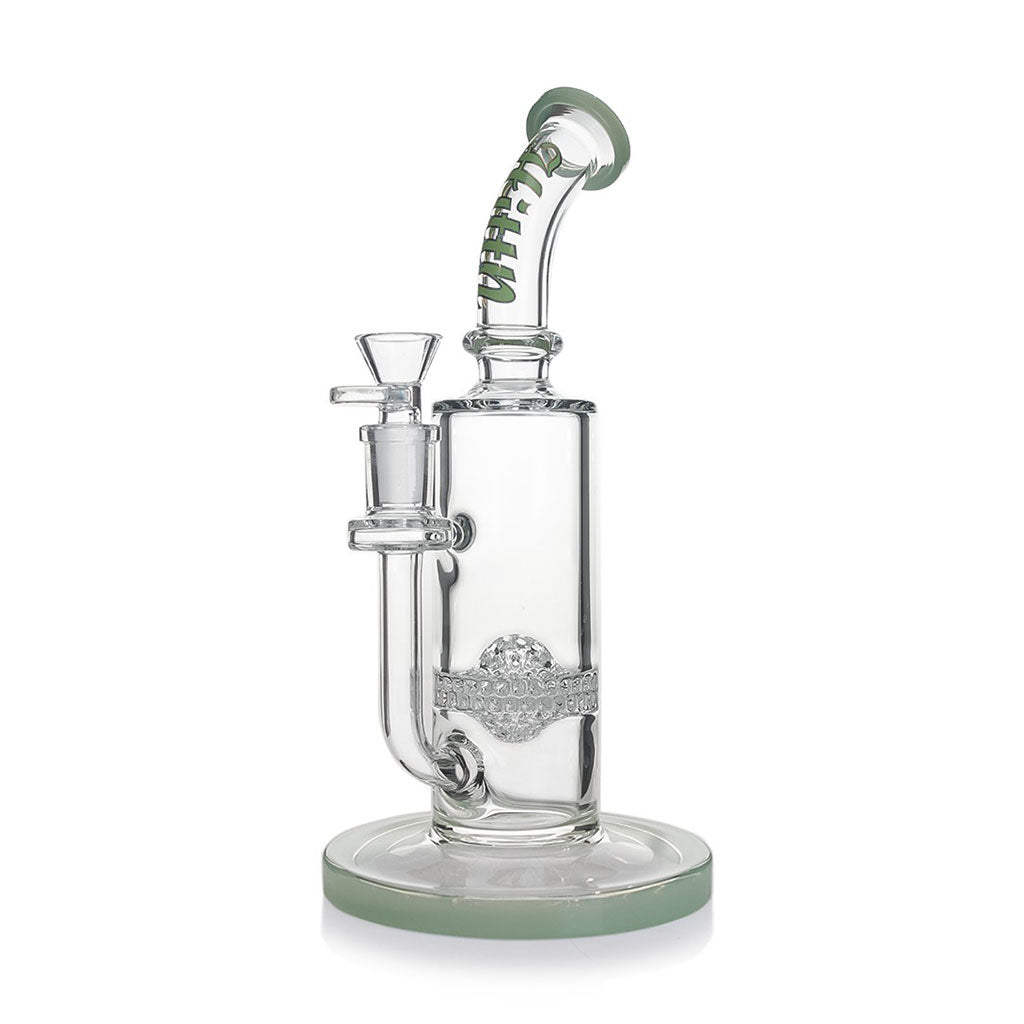 HITTN SPHERE HONEYCOMB PERC BENT NECK BONG