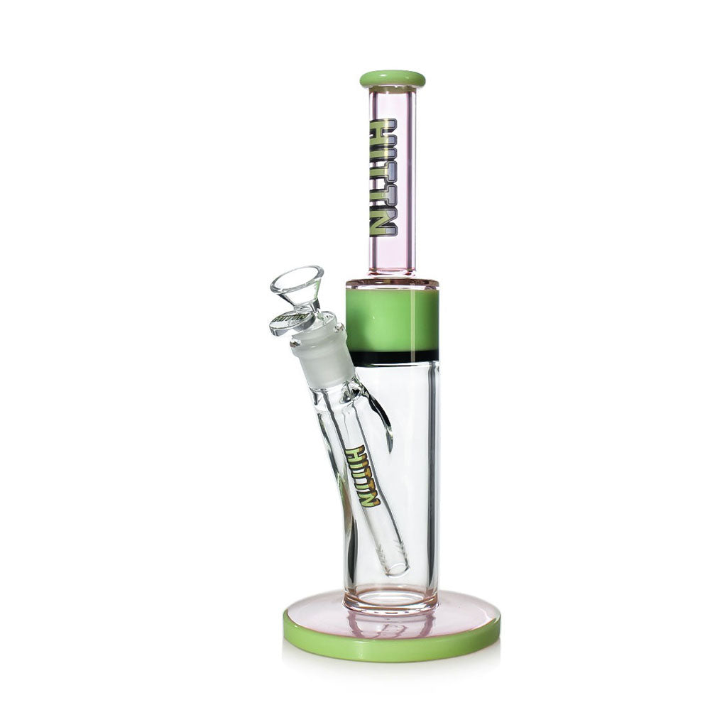 Shop blue Hittn Straight Tube Bong with diffused downstem at Honeybee Herb. In stock—order today.