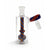 Front view of blue Hittn twist perc glass ash catcher bong accessory 