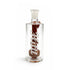 Front view of orange Hittn twist perc glass ash catcher for cleaner hits
