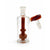 Orange Hittn twist perc ash catcher with 90 degree joint for bongs 