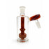 Orange Hittn twist perc ash catcher with 90 degree joint for bongs 
