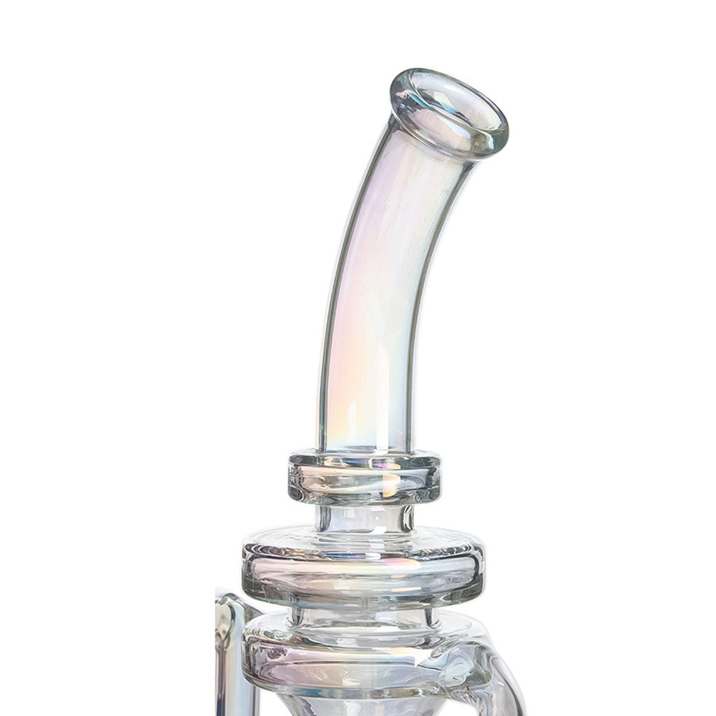 Buy holographic rainbow recycler rig with showerhead perc