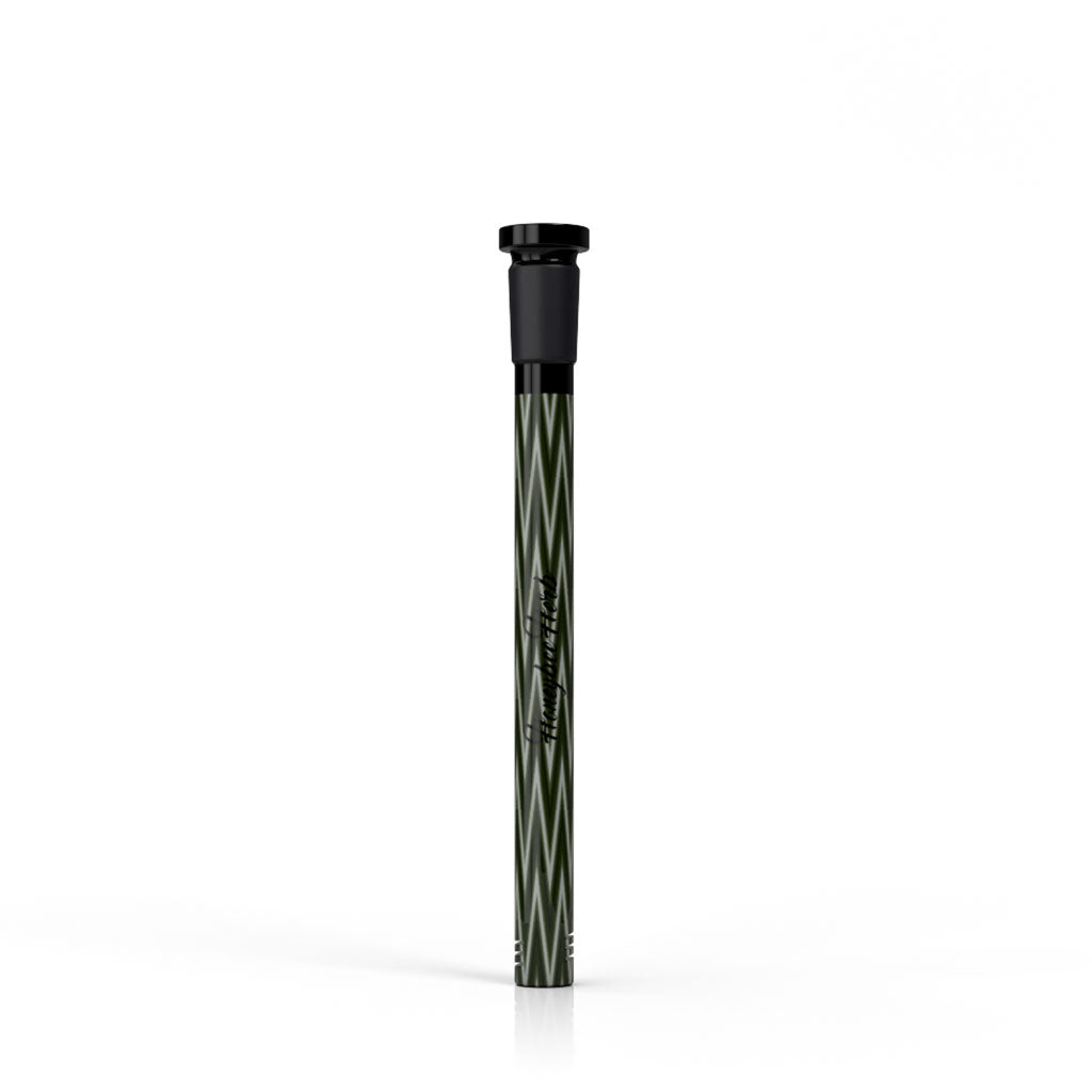 Honeybee Herb 5-Inch Green Hazed Glass Downstem