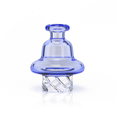 Honeybee Herb Auto Spinner 30mm Outer & 16mm Spout Diameter Blue Glass Honey Hive  Carb Cap Product View