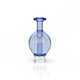 Honey Hive Bubble Auto Spin 30mm Outer & 16mm Spout Diameter Blue Glass Carb Cap Clear View
