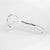 HONEYBEE HERB CLEAR GLASS HAND PIPE