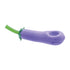 Honeybee Herb Eggplant Glass Hand Pipe in purple, durable novelty glass smoking pipe