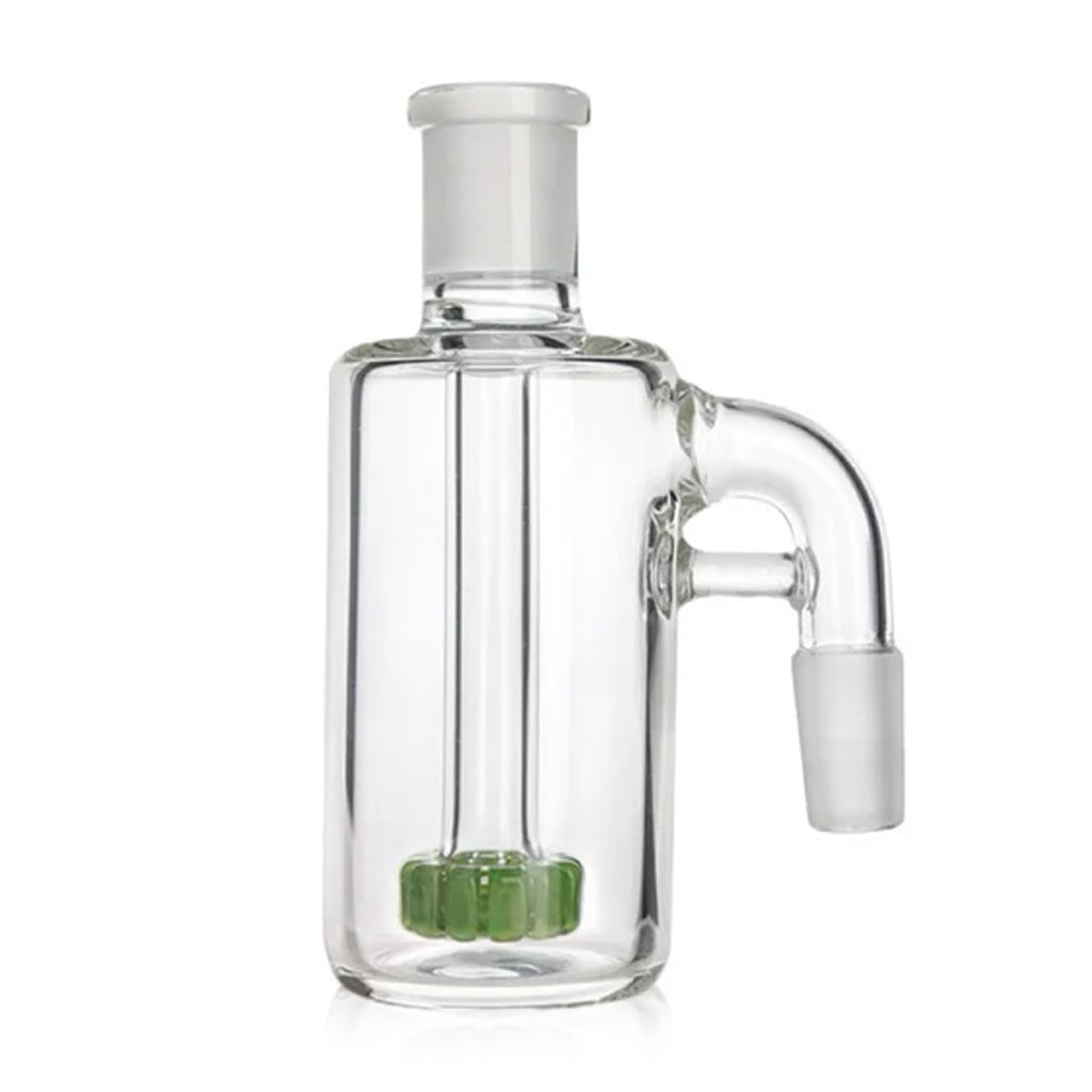 14mm 90° Black Quad Tree Perc Ash Catcher For Glass Water Pipe Bong - Thick Glass