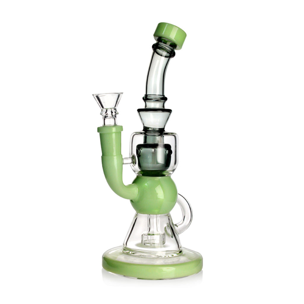 Honeybee Herb Green Fab Klein Recycler Dab Rig Joint Focus