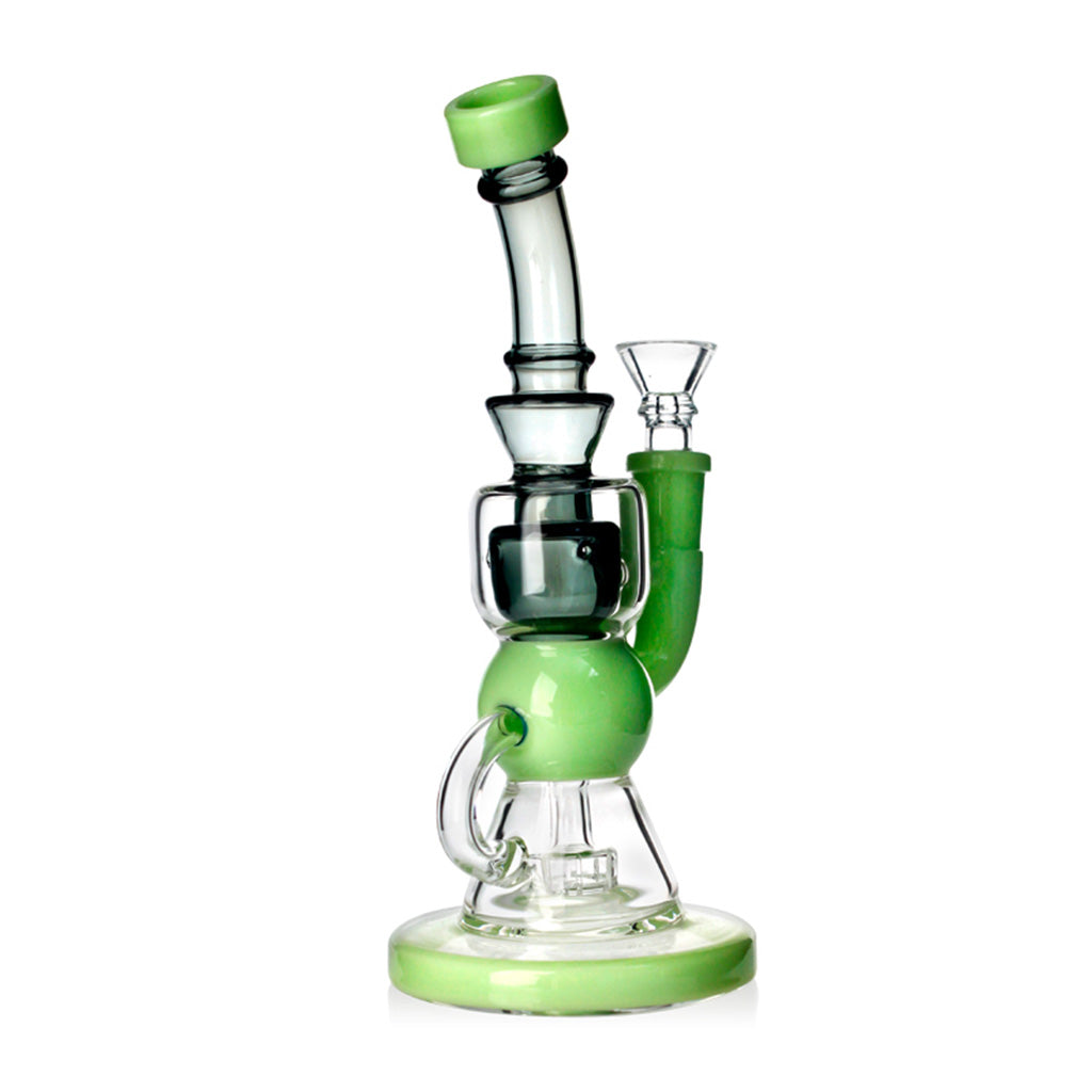 Honeybee Herb Green Fab Klein Recycler Dab Rig Mouthpiece Focus