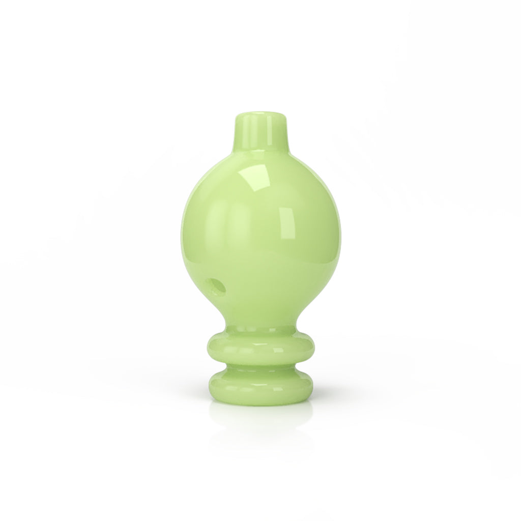 Honeybee Herb Green Glass Milk Bubble Cyclone Airflow Hole Spinner GTR Carb Cap Clear Product View