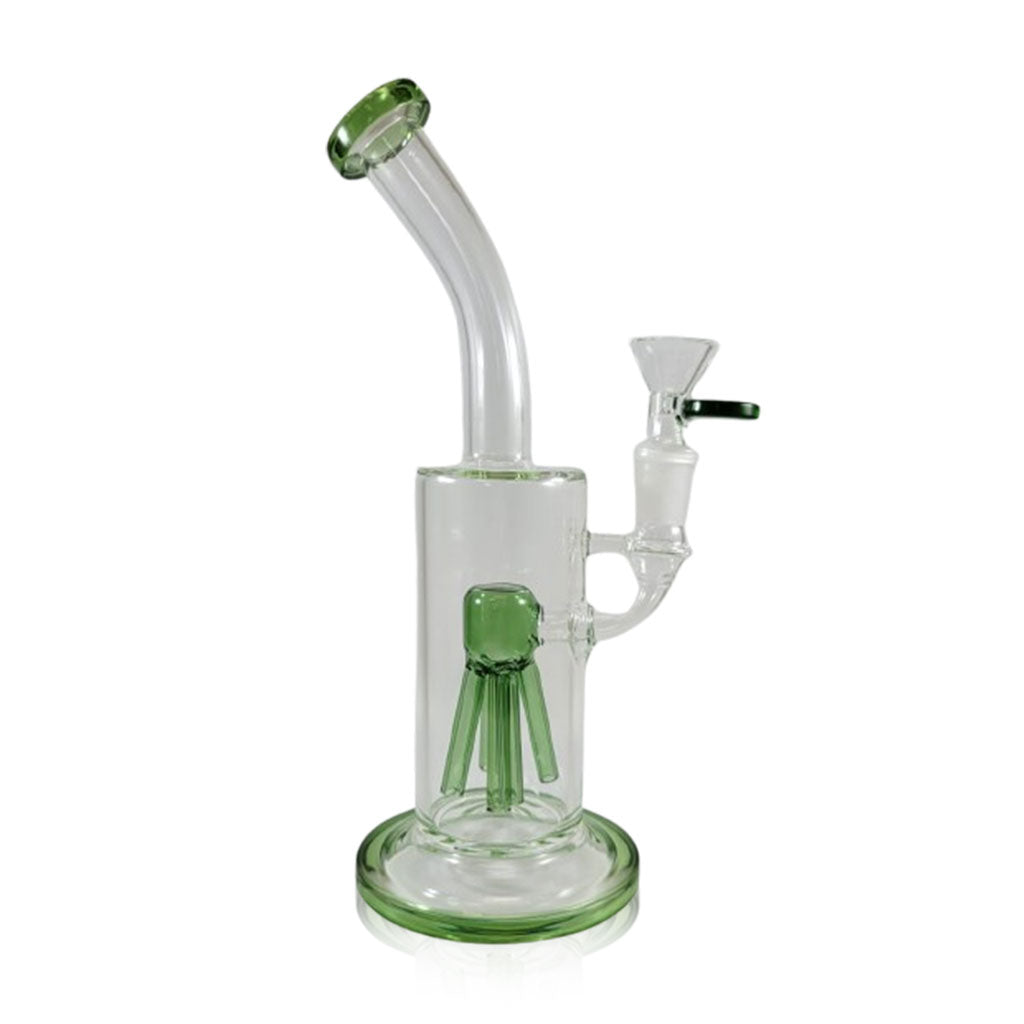 Honeybee Herb Green Glass Triple-Legged Perc Dab Rig