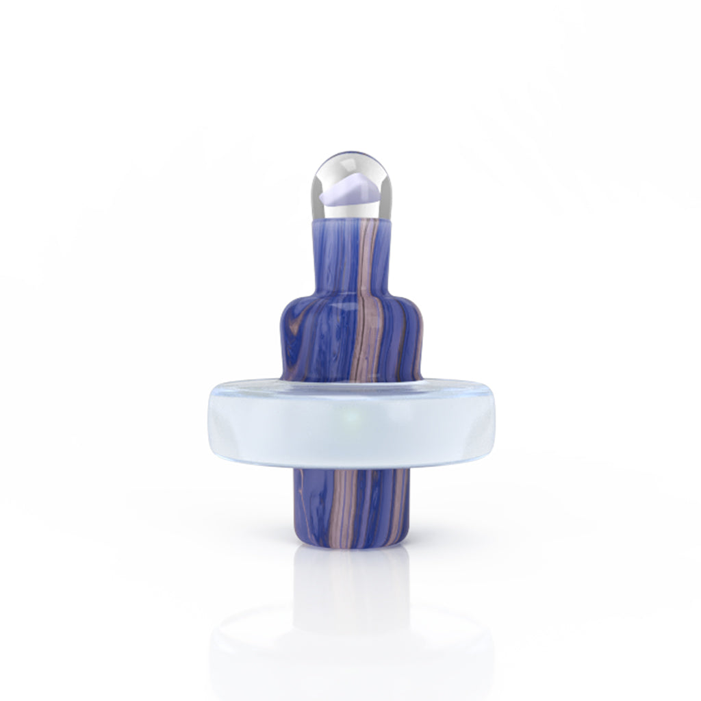 Honeybee Herb Purple Glass Opal Delight Control Tower UFO Design Carb Cap Clear Product View