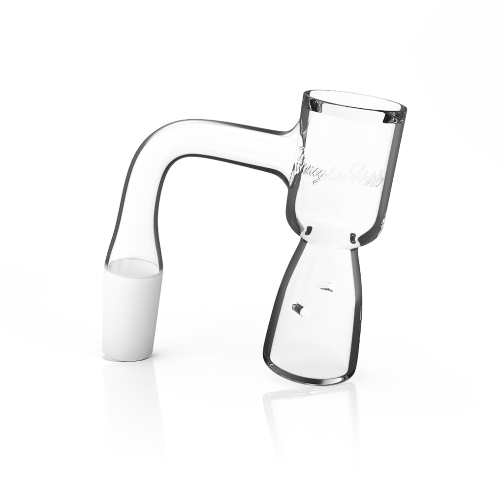 Honeybee Herb Whirlwind Bell 90° Black-Line Quartz Banger With Bell-Shaped Chamber