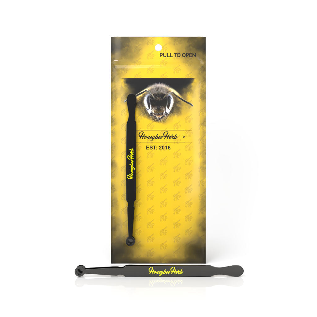Version-3 Honeybee Herb Black Tweezers in Yellow Packaging