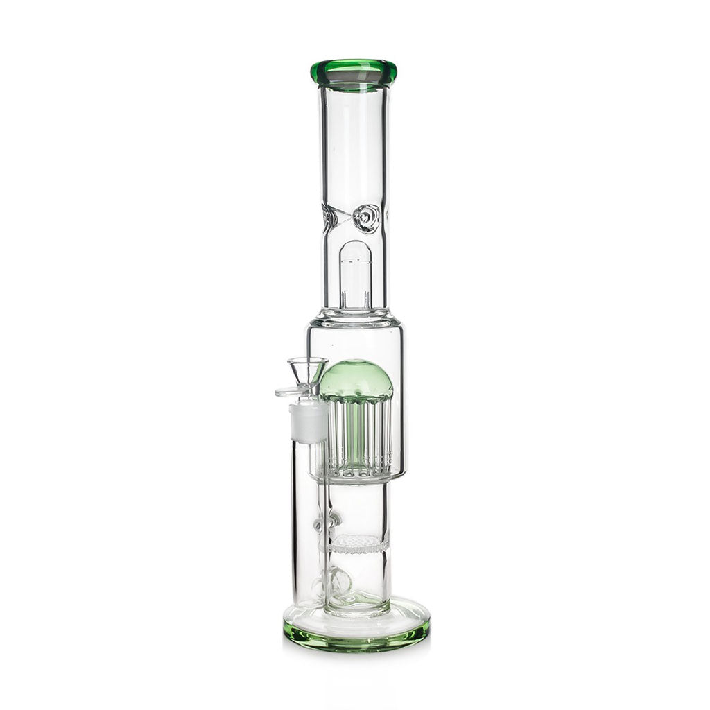 Buy Honeycomb & 12 Arm Tree Perc Bong in green – smooth hits with premium filtration. 