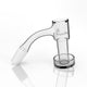 Honeysuckle Bevel Quartz Banger 45° Degree Black Line with 10mm 14mm 18mm Male & Female Joints for waterpipes | Honeybee Herb