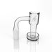 Honeysuckle Bevel Quartz Banger 90 Degree Yellow Line with 10mm 14mm 18mm Male & Female Joints for Bongs | Honeybee Herb