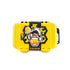 Bright yellow Huni Badger limited edition carry case with honeycomb logo design 