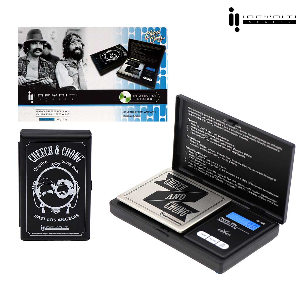 Infyniti Cheech and Chong G-Force Licensed Digital Pocket Scale, 350g x 0.1g at Honeybee Herb