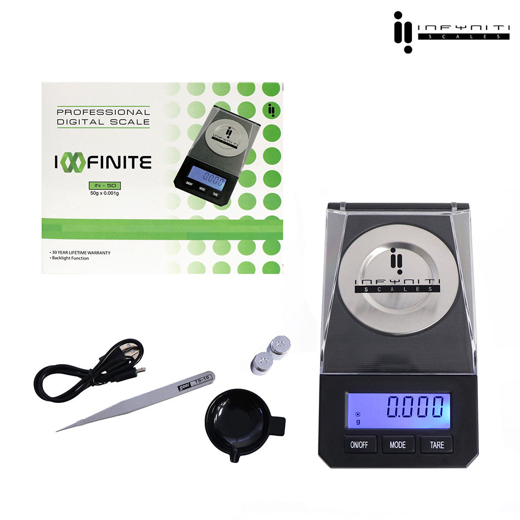 Infyniti Digital Scale, 50g x 0.001g Now Available at Honeybee Herb