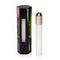 Litsaber OG silver interactive LED 510 battery in a side view showing charging port and power button.