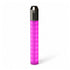 Litsaber OG silver interactive LED battery positioned against a dark background emphasizing its shine.