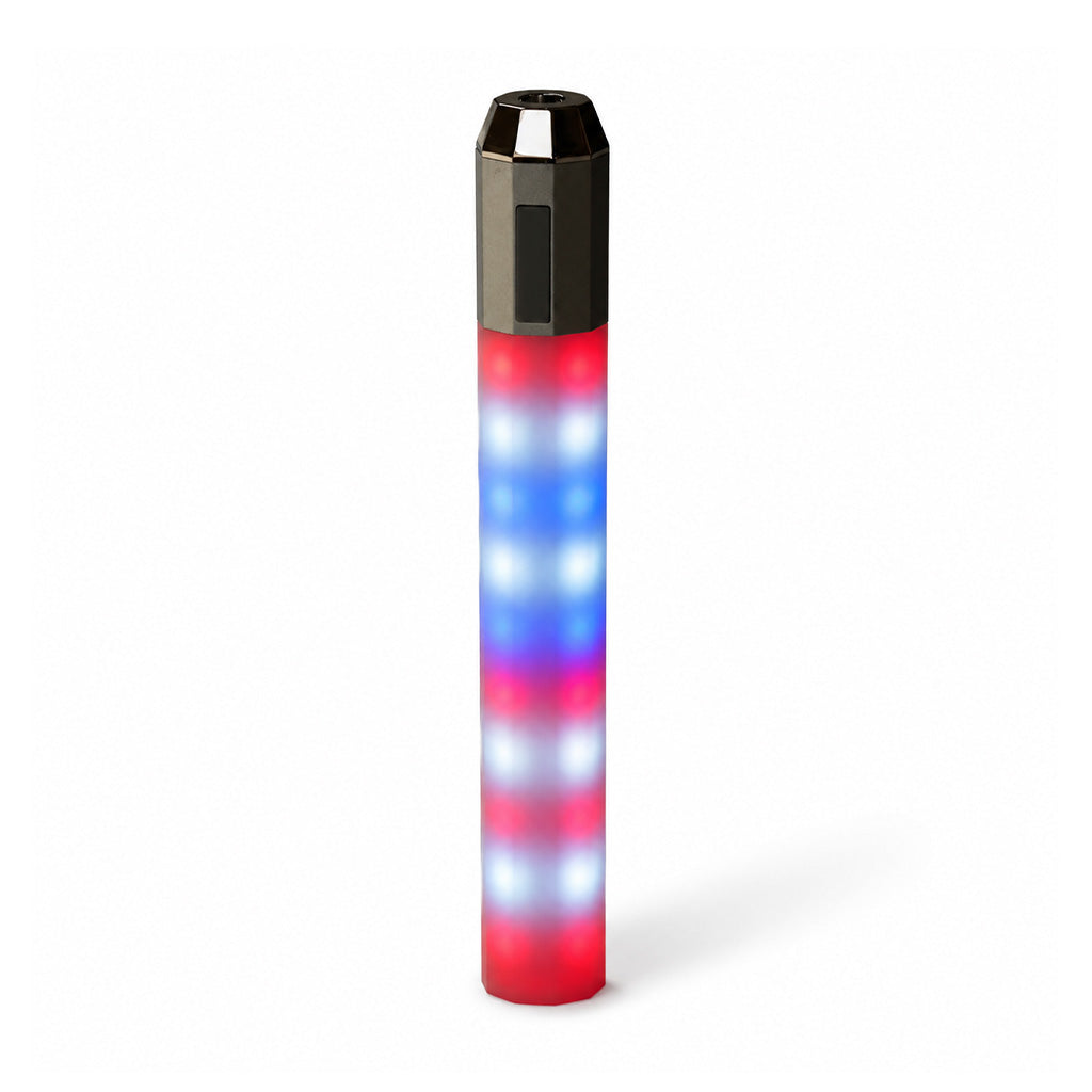 Silver Litsaber OG interactive LED battery in packaging showing the product's branding and visuals.