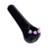Compact jade black cat paw hand pipe, thick glass and comfy grip—order today.