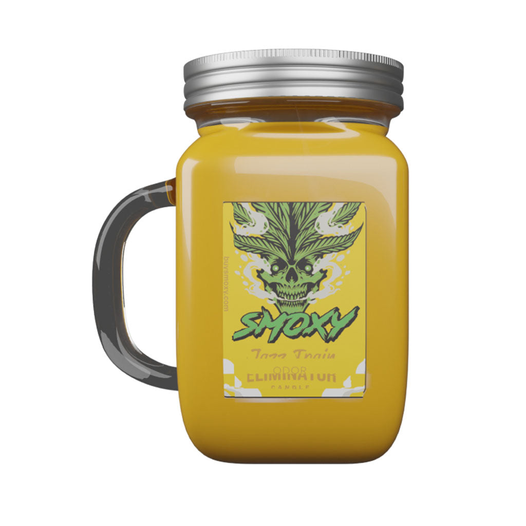 Jazz Train Smoke Eliminator Candle effectively removing smoke odors and refreshing indoor spaces.