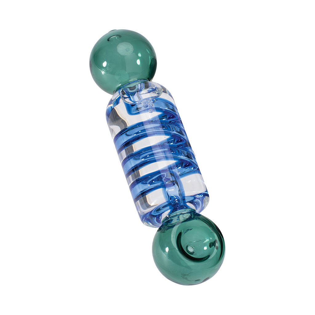 Shop Lake Green Coil Glycerin glass hand pipe—freezable coil, smooth pull. In stock with fast shipping.