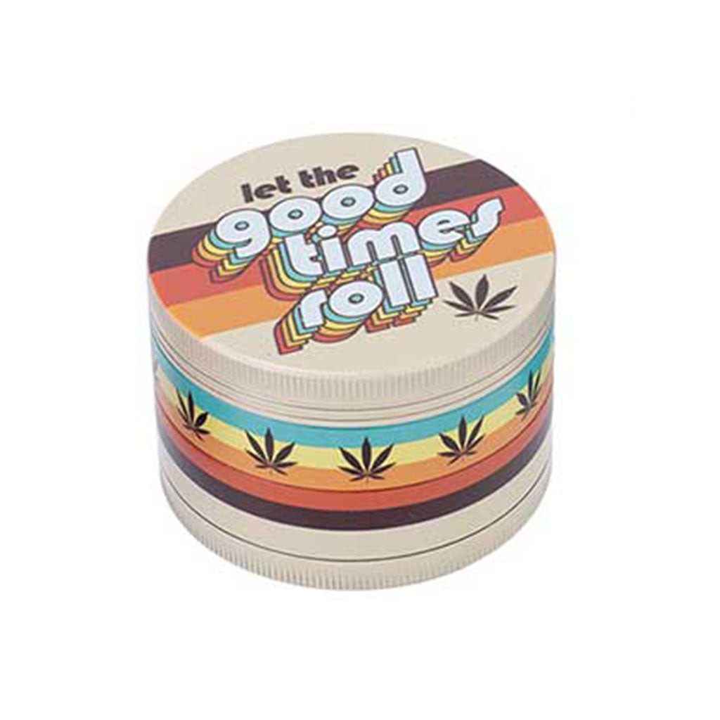 Let the Good Times Roll 2.5-Inch Wacky Grinder At Honeybee Herb